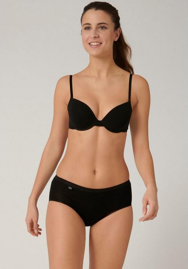 Sloggi Midislip Basic + perfecte pasvorm katoenmix zachte naden elastisch (2 stuks Set van 2) - Foto 4