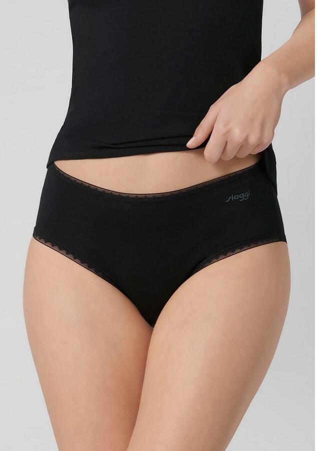 Sloggi Midislip Go delicate kantdetails zacht (2 stuks Set van 2) - Foto 5