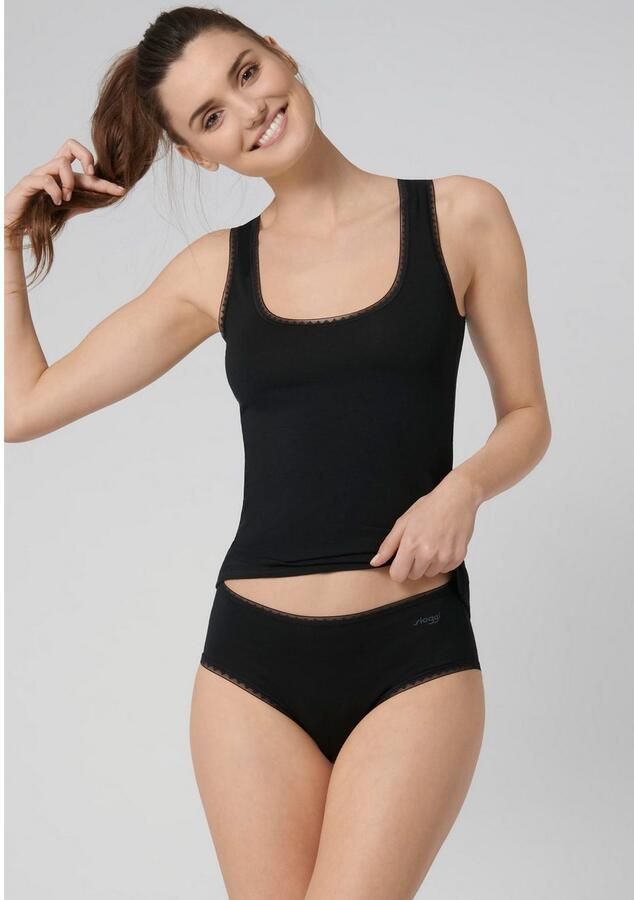 Sloggi Midislip Go delicate kantdetails zacht (2 stuks Set van 2) - Foto 7