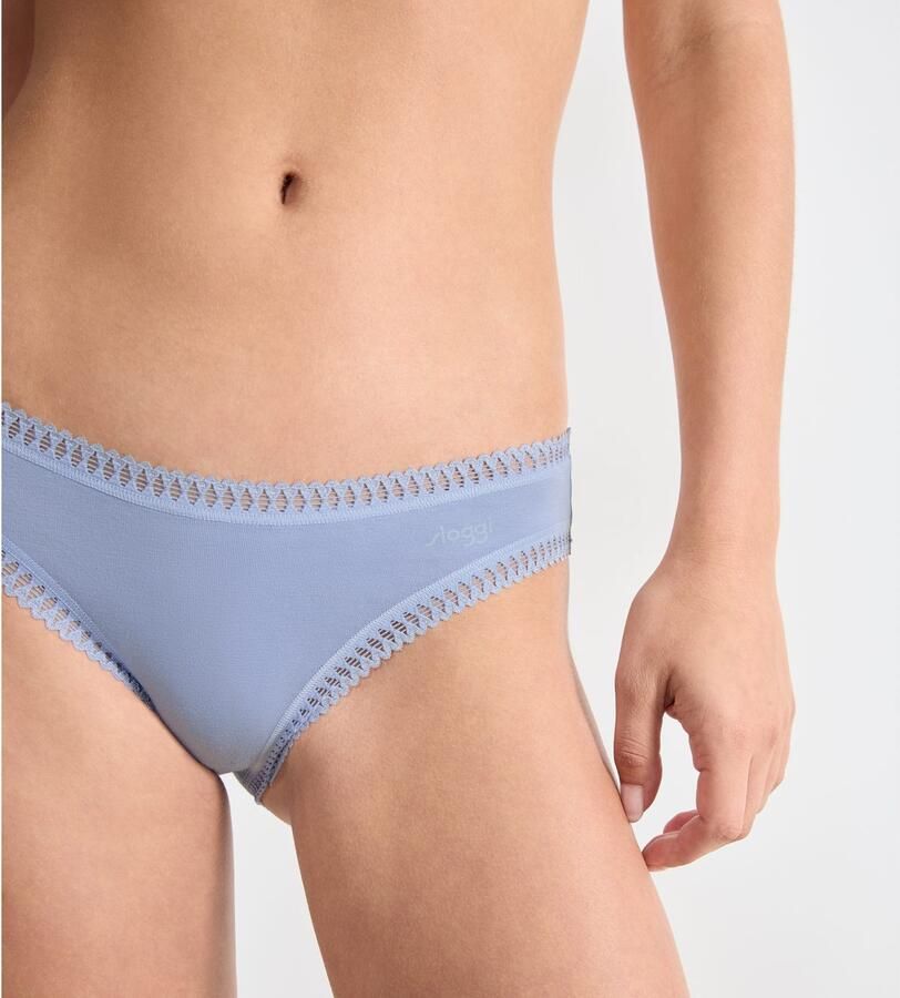 Sloggi Minislip GO Crush rekbare kantdetails effen gedessineerd (Set van 3)