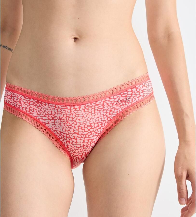 Sloggi Minislip GO Crush rekbare kantdetails effen gedessineerd (Set van 3)