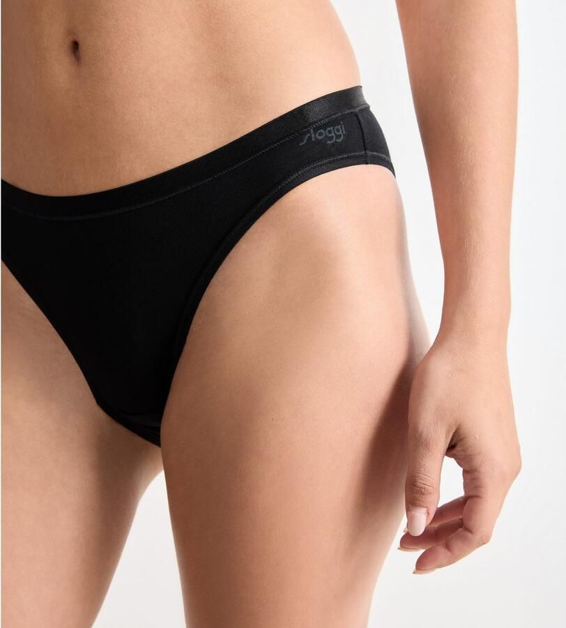 Sloggi Minislip GO Daily Cotton platte elastische band katoenmix comfortabel zacht (3 stuks) - Foto 2