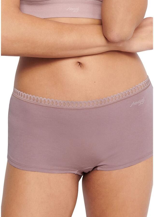 Sloggi Retro hipster GO Crush Kantdetails Multipack katoenmix zacht elastisch comfortabel (Set van 3) - Foto 4