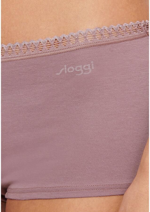 Sloggi Retro hipster GO Crush Kantdetails Multipack katoenmix zacht elastisch comfortabel (Set van 3) - Foto 5