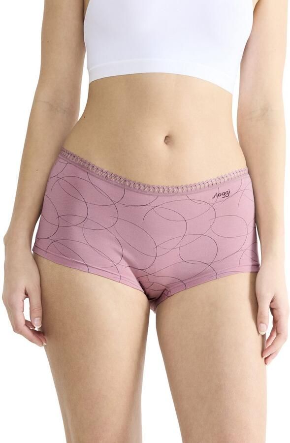 Sloggi Retro hipster GO Crush Kantdetails Multipack katoenmix zacht elastisch comfortabel (Set van 3) - Foto 2