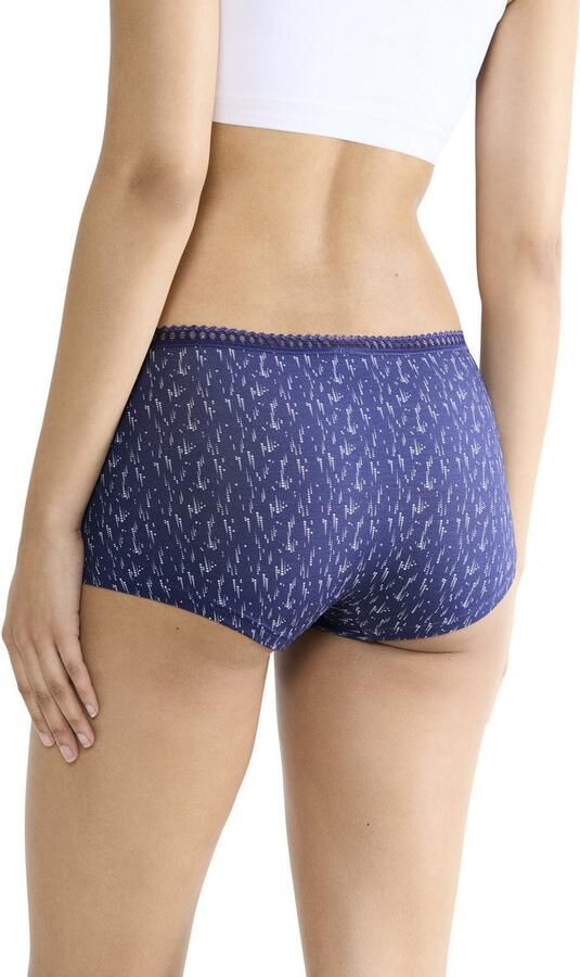 Sloggi Retro hipster GO Crush Kantdetails Multipack katoenmix zacht elastisch comfortabel (Set van 3) - Foto 5