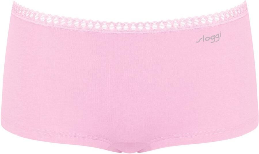 Sloggi Retro hipster GO Crush Kantdetails Multipack katoenmix zacht elastisch comfortabel (Set van 3) - Foto 4