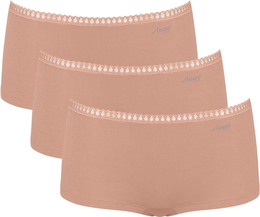 Sloggi Retro hipster GO Crush Kantdetails Multipack katoenmix zacht elastisch comfortabel (Set van 3) - Foto 7