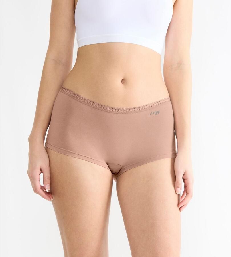 Sloggi Retro hipster GO Crush Kantdetails Multipack katoenmix zacht elastisch comfortabel (Set van 3) - Foto 4