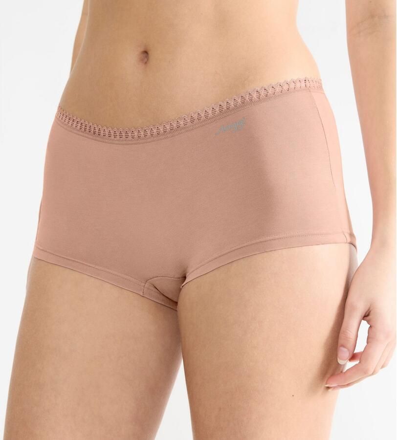 Sloggi Retro hipster GO Crush Kantdetails Multipack katoenmix zacht elastisch comfortabel (Set van 3) - Foto 2