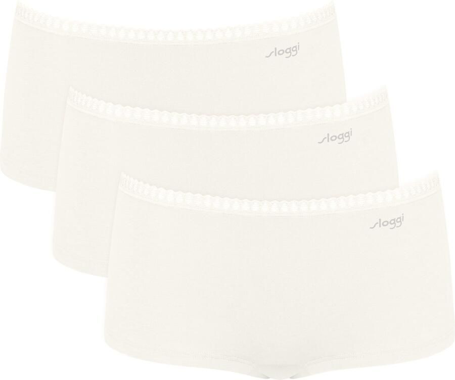 Sloggi Retro hipster GO Crush Kantdetails Multipack katoenmix zacht elastisch comfortabel (Set van 3) - Foto 7