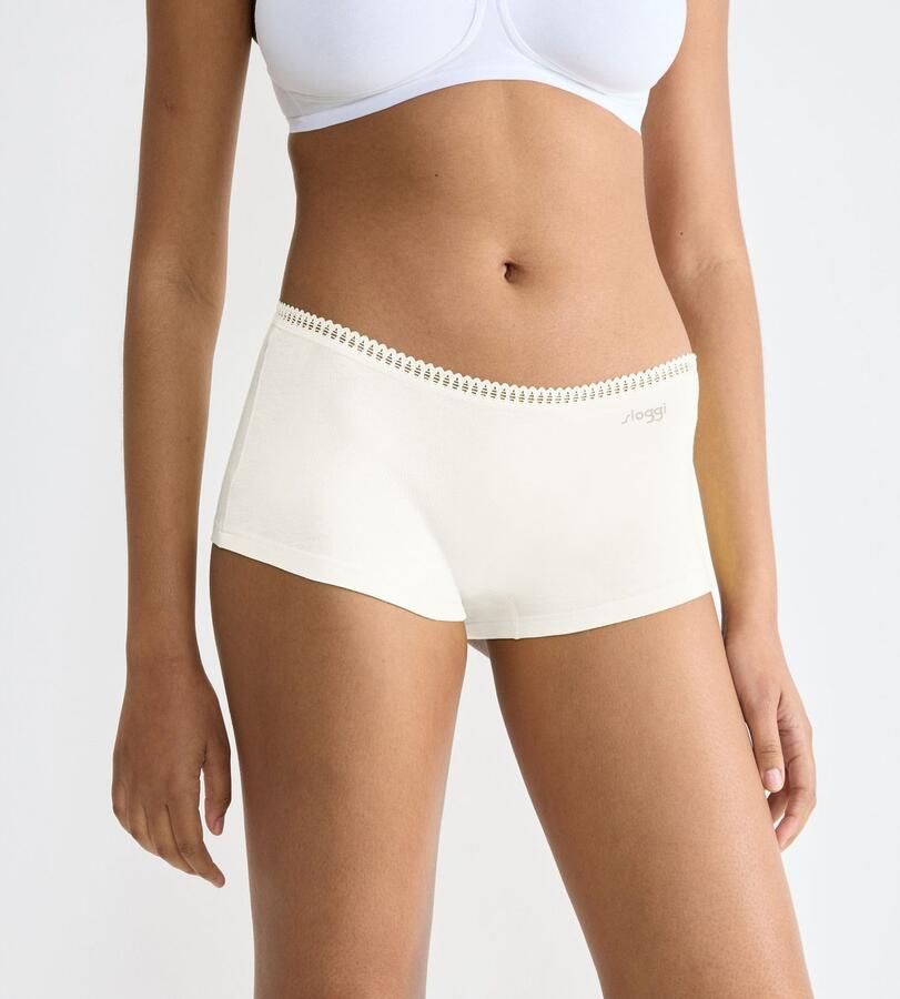 Sloggi Retro hipster GO Crush Kantdetails Multipack katoenmix zacht elastisch comfortabel (Set van 3) - Foto 2