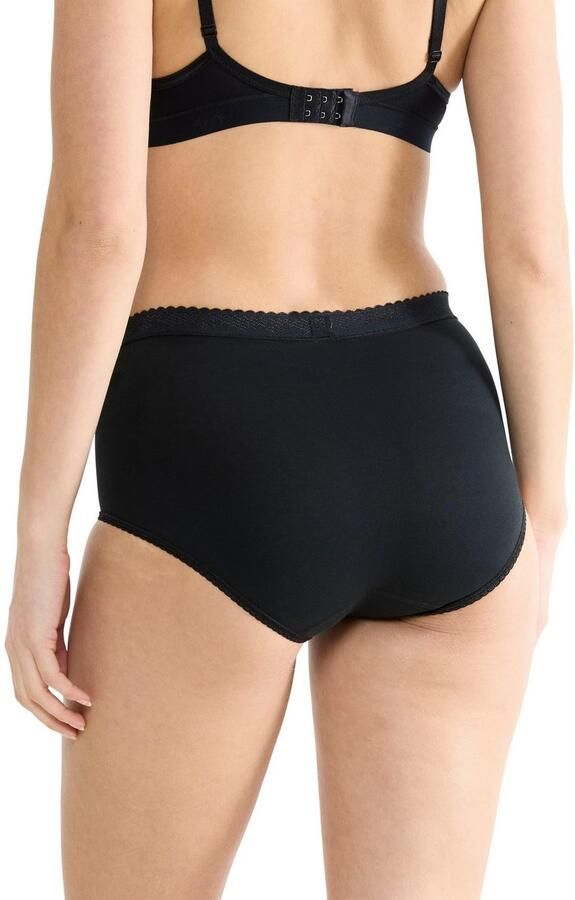 Sloggi Shapingslip Control dubbellaags buikgedeelte vormend katoenmix elastisch (2 stuks Set van 2) - Foto 4