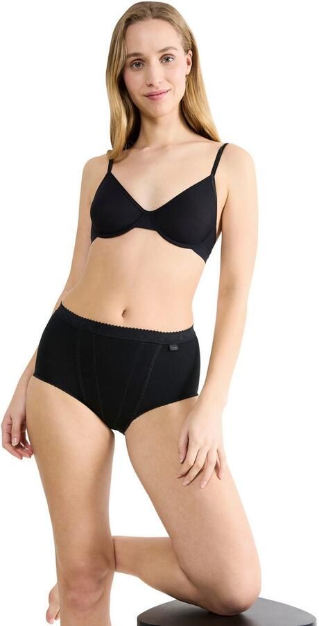 Sloggi Shapingslip Control dubbellaags buikgedeelte vormend katoenmix elastisch (2 stuks Set van 2) - Foto 5