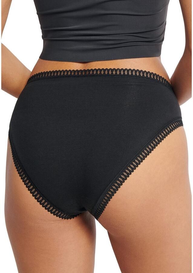 Sloggi Slip GO Crush hoge beenuitsnijding kant vrouwelijk zacht elastisch katoenmix (Set van 3) - Foto 4