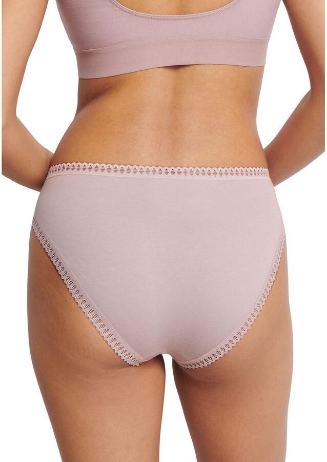 Sloggi Slip GO Crush hoge beenuitsnijding kant vrouwelijk zacht elastisch katoenmix (Set van 3) - Foto 3