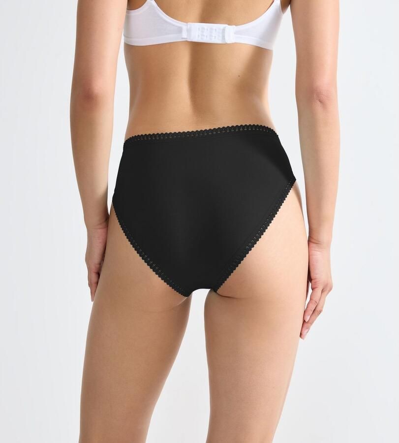 Sloggi Slip GO Crush hoge beenuitsnijding kant vrouwelijk zacht elastisch katoenmix (Set van 3) - Foto 3