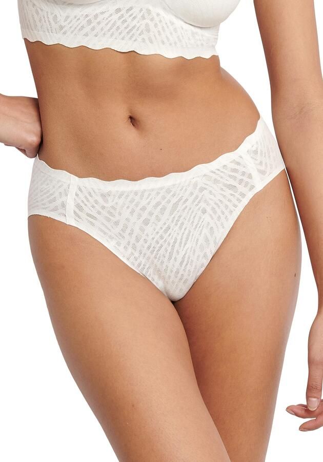 Sloggi Slip ZERO Feel Bliss onzichtbaar stretch-kant hoge beenuitsnijding freecut-randen (1 stuk) - Foto 6