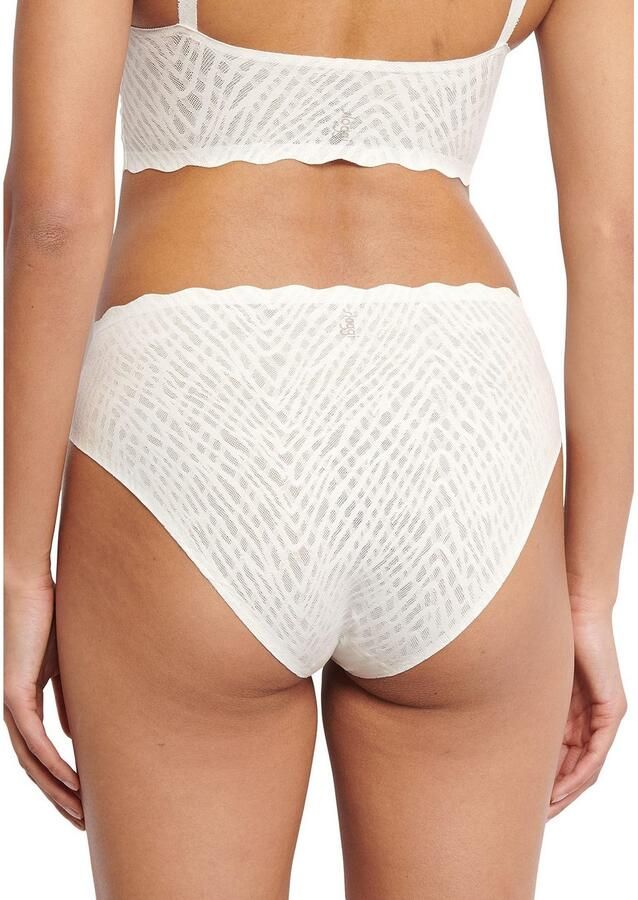 Sloggi Slip ZERO Feel Bliss onzichtbaar stretch-kant hoge beenuitsnijding freecut-randen (1 stuk) - Foto 3