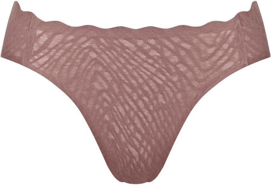 Sloggi Slip ZERO Feel Bliss onzichtbaar stretch-kant hoge beenuitsnijding freecut-randen (1 stuk) - Foto 4