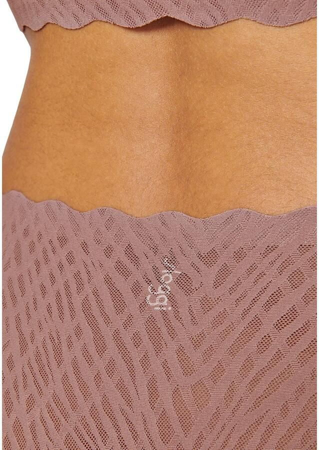 Sloggi Slip ZERO Feel Bliss onzichtbaar stretch-kant hoge beenuitsnijding freecut-randen (1 stuk) - Foto 3