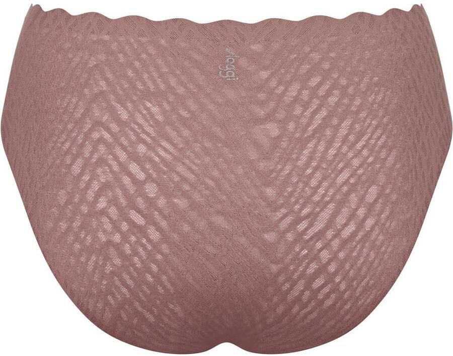 Sloggi Slip ZERO Feel Bliss onzichtbaar stretch-kant hoge beenuitsnijding freecut-randen (1 stuk)