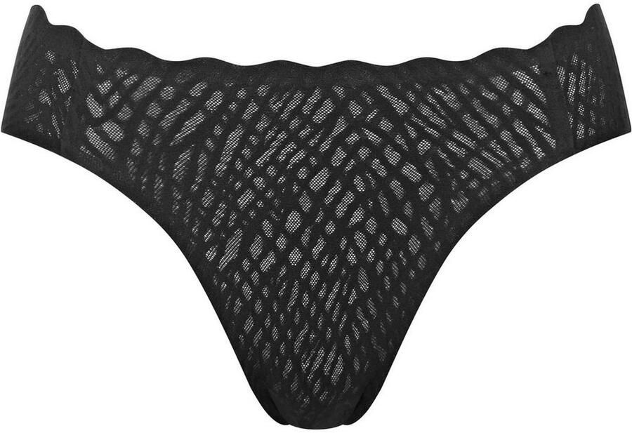 Sloggi Slip ZERO Feel Bliss onzichtbaar stretch-kant hoge beenuitsnijding freecut-randen (1 stuk) - Foto 4