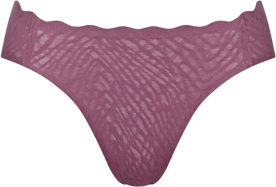 Sloggi Slip ZERO Feel Bliss onzichtbaar stretch-kant hoge beenuitsnijding freecut-randen (1 stuk) - Foto 4