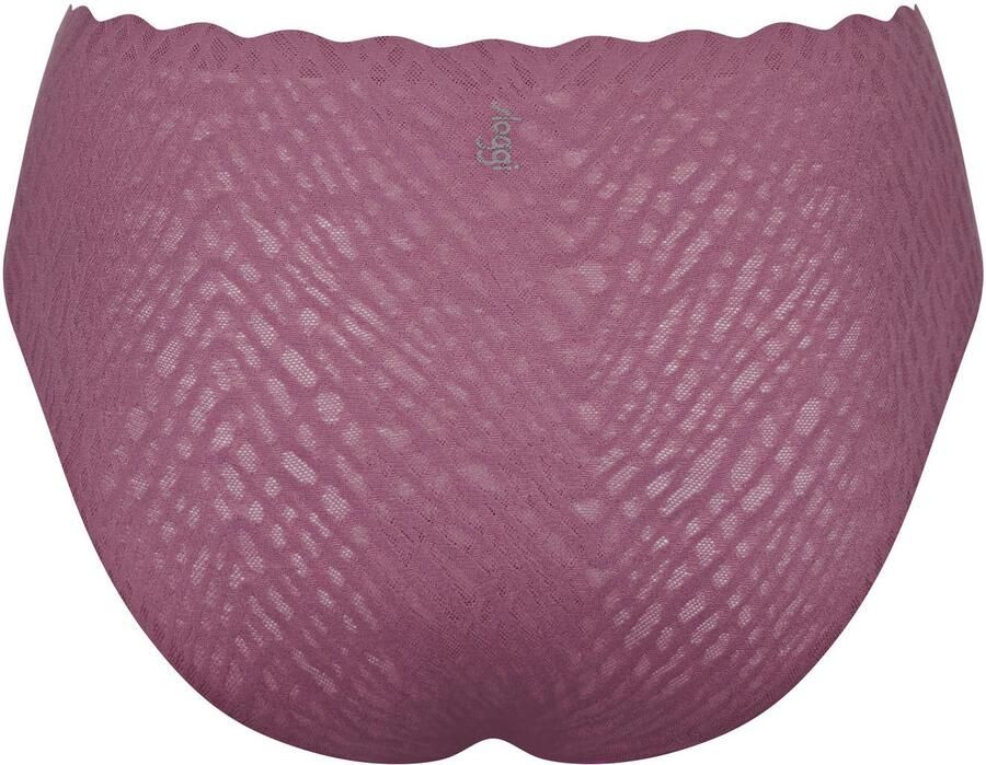 Sloggi Slip ZERO Feel Bliss onzichtbaar stretch-kant hoge beenuitsnijding freecut-randen (1 stuk)