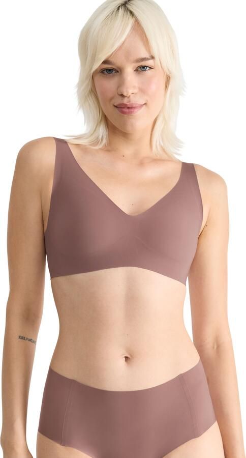 Sloggi Soft-bh ZERO Feel 2.0 naadloos uitneembare pads v-hals brede bandjes microvezel - Foto 9