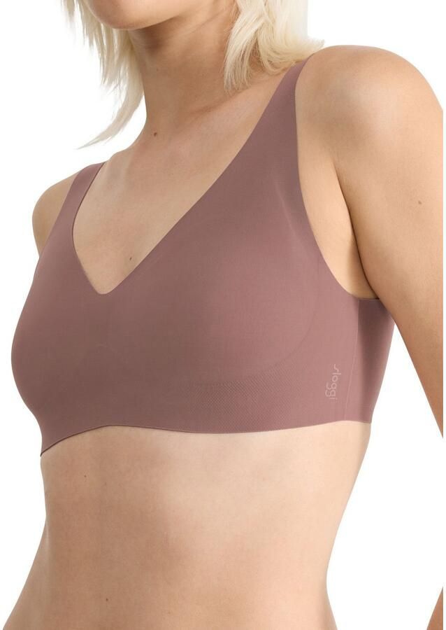 Sloggi Soft-bh ZERO Feel 2.0 naadloos uitneembare pads v-hals brede bandjes microvezel - Foto 7