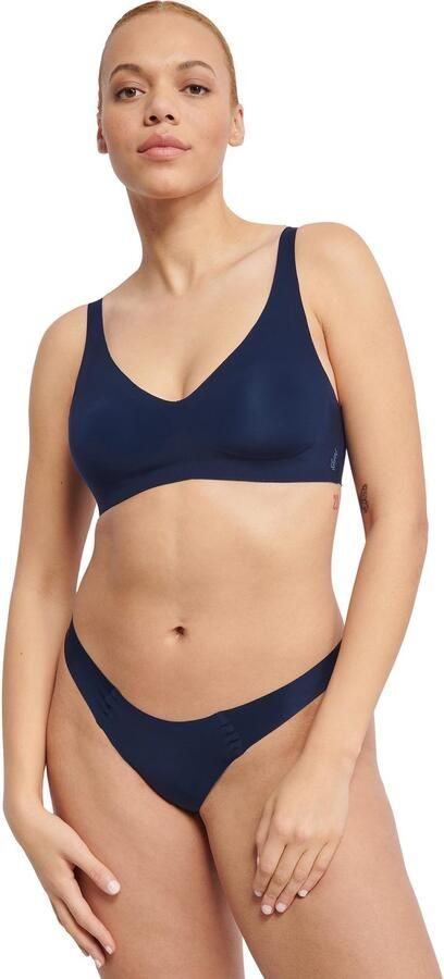 Sloggi Soft-bh ZERO Feel 2.0 naadloos uitneembare pads v-hals brede bandjes microvezel - Foto 5