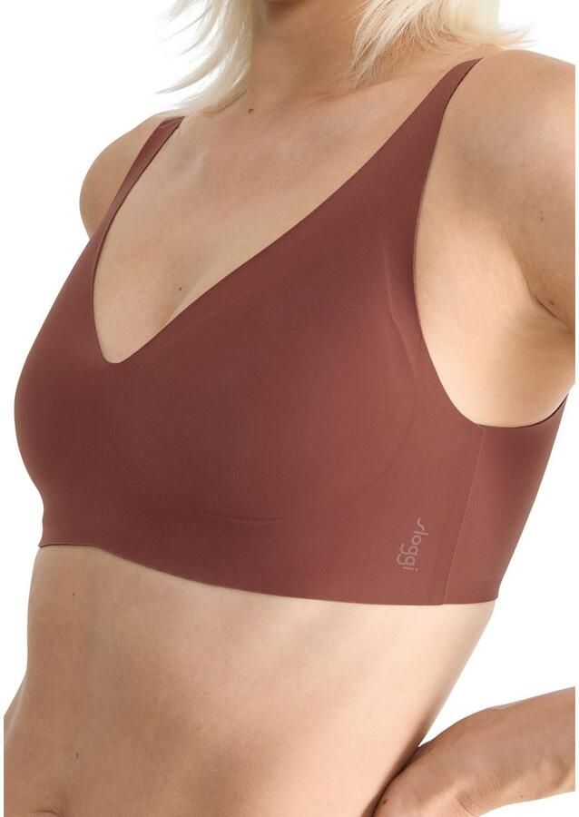 Sloggi Soft-bh ZERO Feel 2.0 naadloos uitneembare pads v-hals brede bandjes microvezel - Foto 2