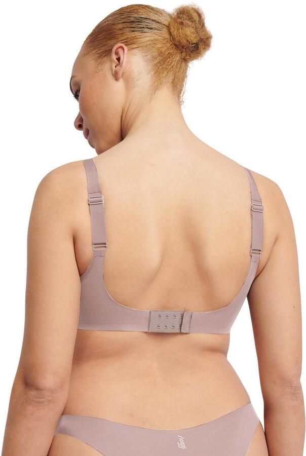 Sloggi Soft-bh ZERO Feel 2.0 naadloos uitneembare pads v-hals brede bandjes microvezel - Foto 5