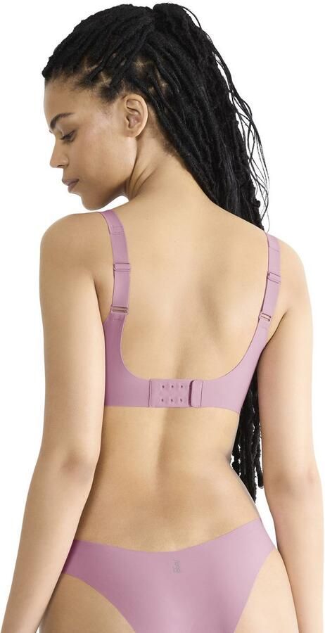 Sloggi Soft-bh ZERO Feel 2.0 naadloos uitneembare pads v-hals brede bandjes microvezel - Foto 5