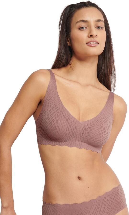 Sloggi Soft-bh ZERO Feel Bliss Stretch-kant uitneembare pads ademend (set 1-delig) - Foto 6