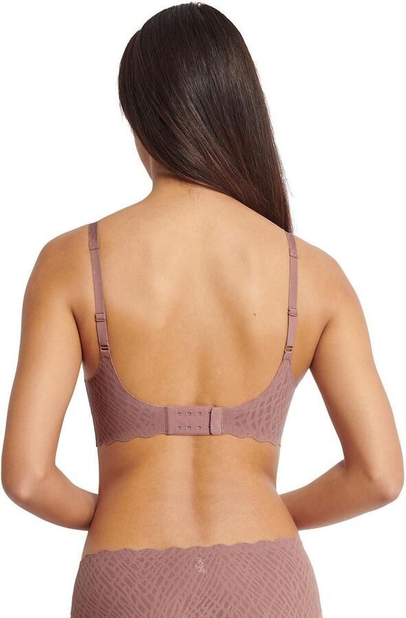 Sloggi Soft-bh ZERO Feel Bliss Stretch-kant uitneembare pads ademend (set 1-delig) - Foto 4