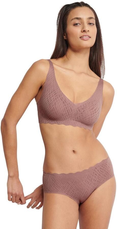 Sloggi Soft-bh ZERO Feel Bliss Stretch-kant uitneembare pads ademend (set 1-delig) - Foto 5