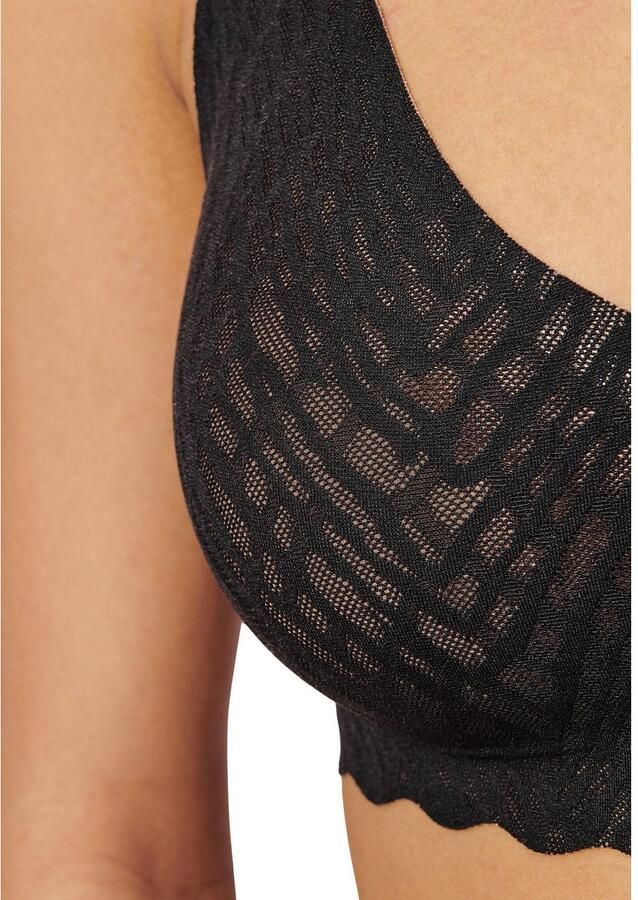 Sloggi Soft-bh ZERO Feel Bliss Stretch-kant uitneembare pads ademend (set 1-delig) - Foto 2