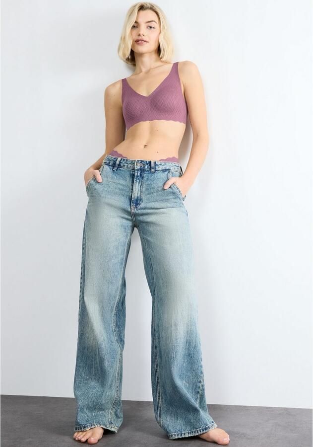 Sloggi Soft-bh ZERO Feel Bliss Stretch-kant uitneembare pads ade d (set 1-delig) - Foto 4