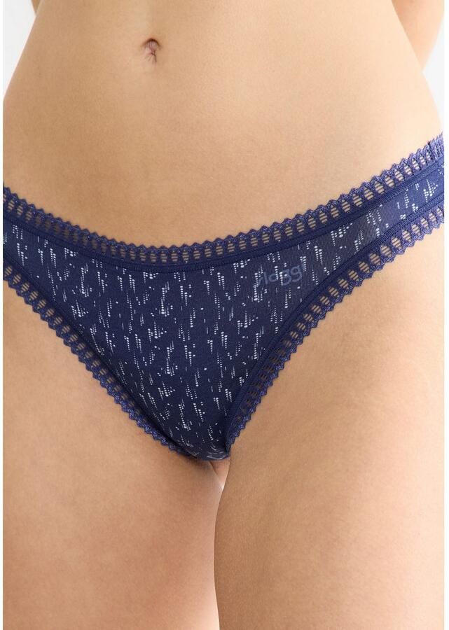 Sloggi String GO Crush met kantdetails effen gedessineerd (Set van 3)