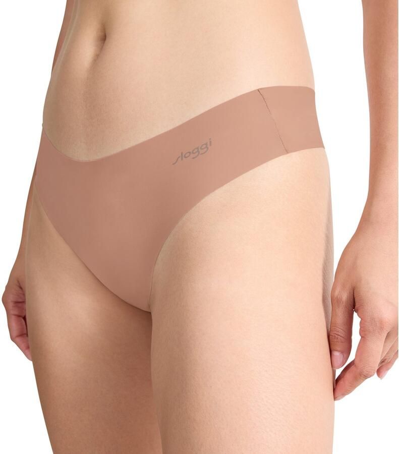 Sloggi String ZERO Microfibre 2.0 naadloos gegolfde uiteinden ultralicht hipster-stijl (Set van 2)