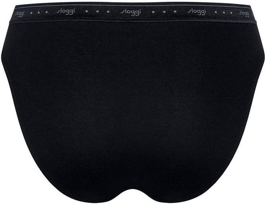 Sloggi Tai slip 24 7 100 elastische band met -logo-inscriptie (Set van 3) - Foto 7