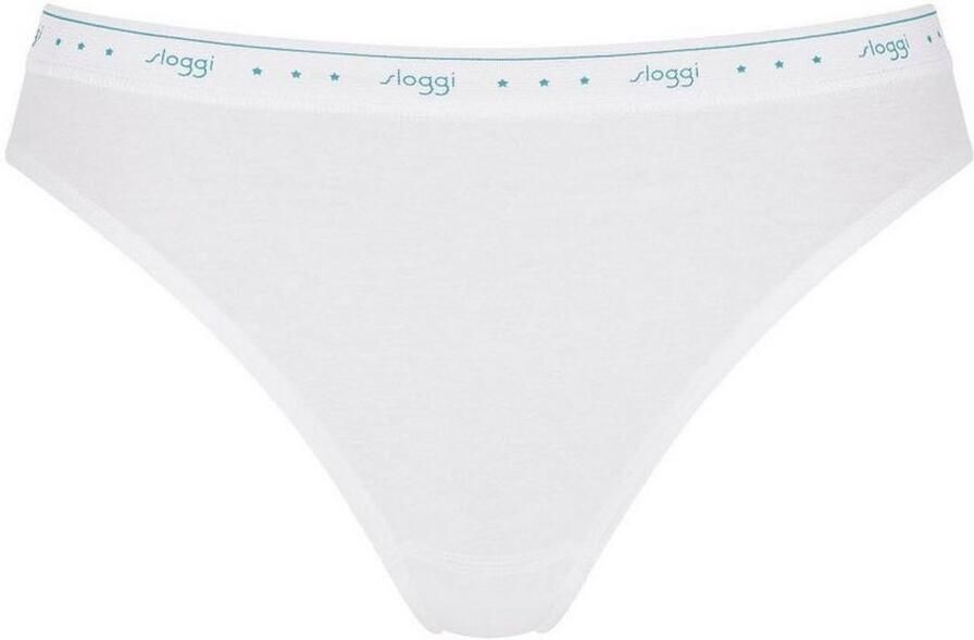 Sloggi Tai slip 24 7 100 elastische band met -logo-inscriptie (Set van 3) - Foto 6