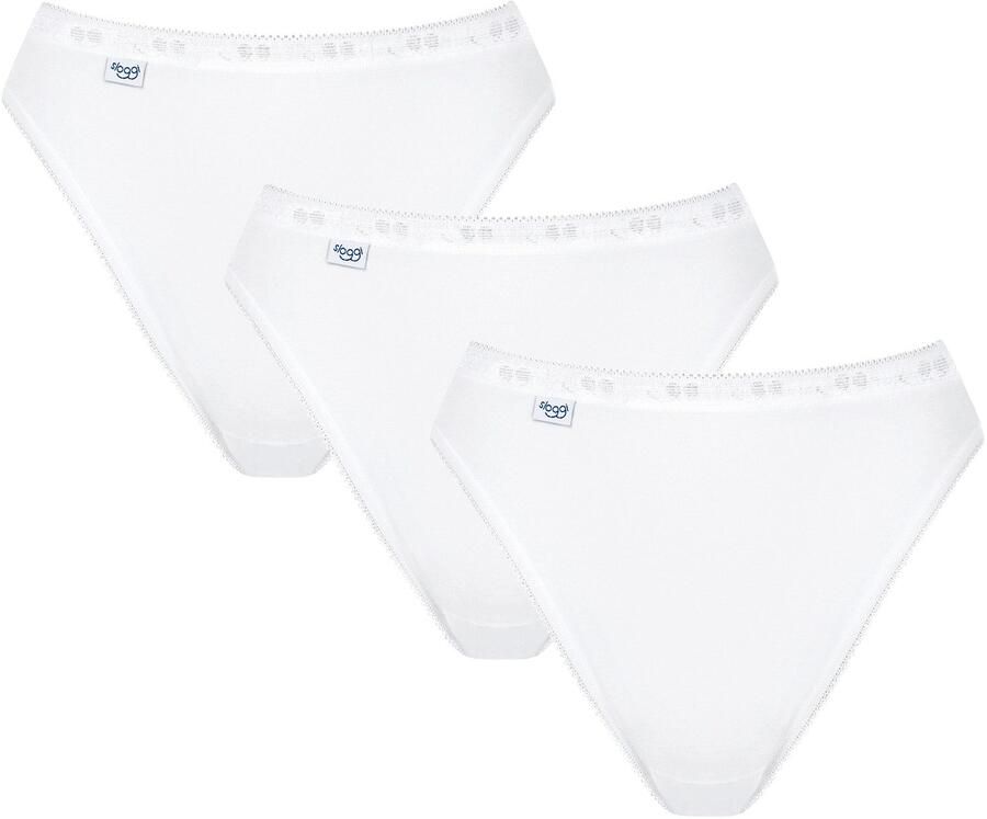 Sloggi Tai slip Basic + elastische band zachte naden katoenmix ademend (3 stuks) - Foto 4