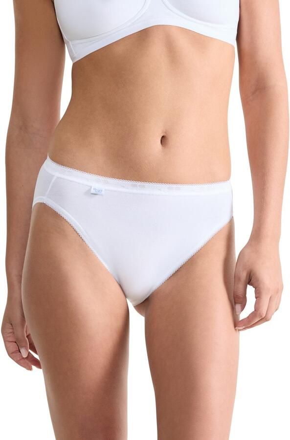 Sloggi Tai slip Basic + elastische band zachte naden katoenmix ademend (3 stuks)