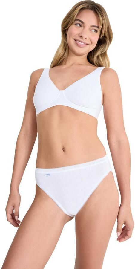 Sloggi Tai slip Basic + elastische band zachte naden katoenmix ademend (3 stuks) - Foto 3