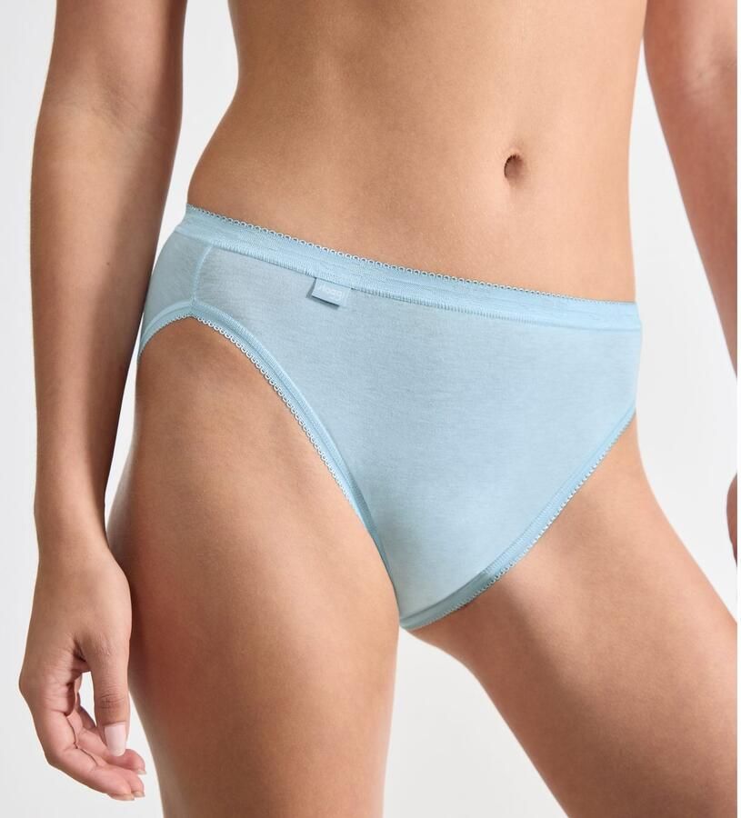 Sloggi Tai slip Basic + perfecte pasvorm hoge beenuitsnijding gladde naden (3 stuks)