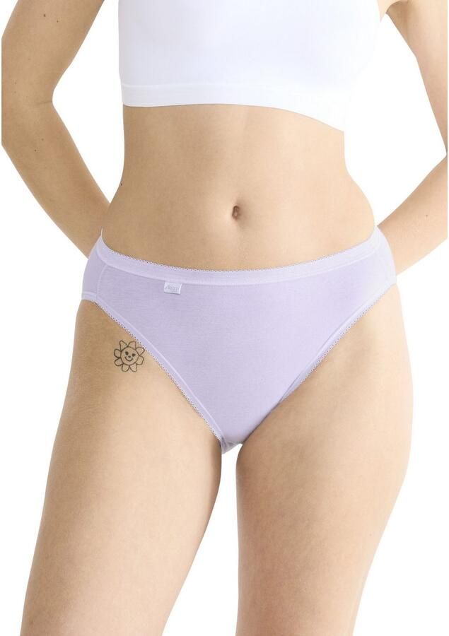 Sloggi Tai slip Basic + perfecte pasvorm hoge beenuitsnijding gladde naden (3 stuks) - Foto 3