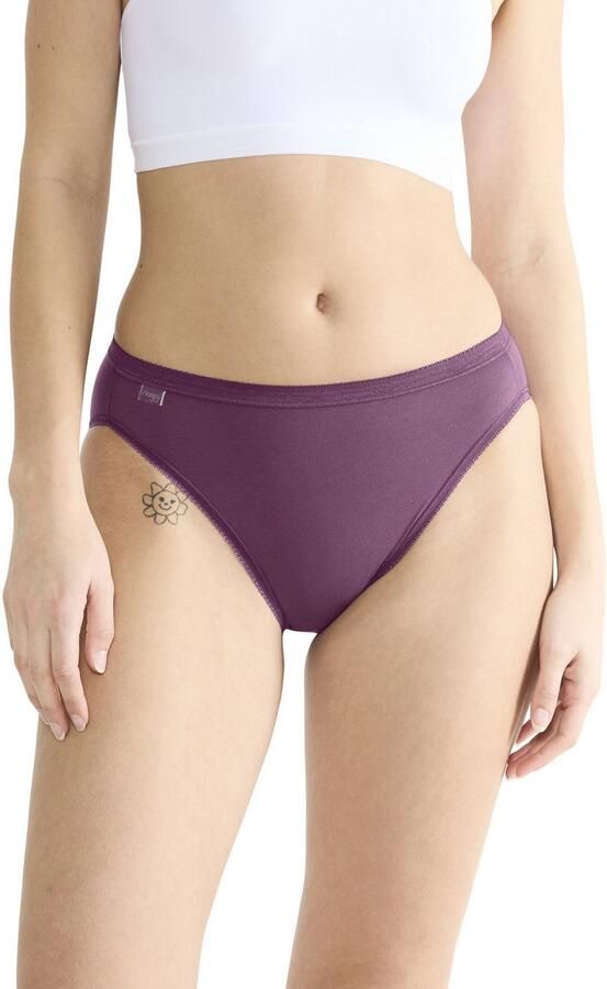 Sloggi Tai slip Basic + perfecte pasvorm hoge beenuitsnijding gladde naden (3 stuks) - Foto 4